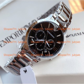 [Pre] AR11208 AR11209 AR11348 AR11349 44mm Giovanni Mens Watch Emporio Armani นาฬิกาผู้ชาย