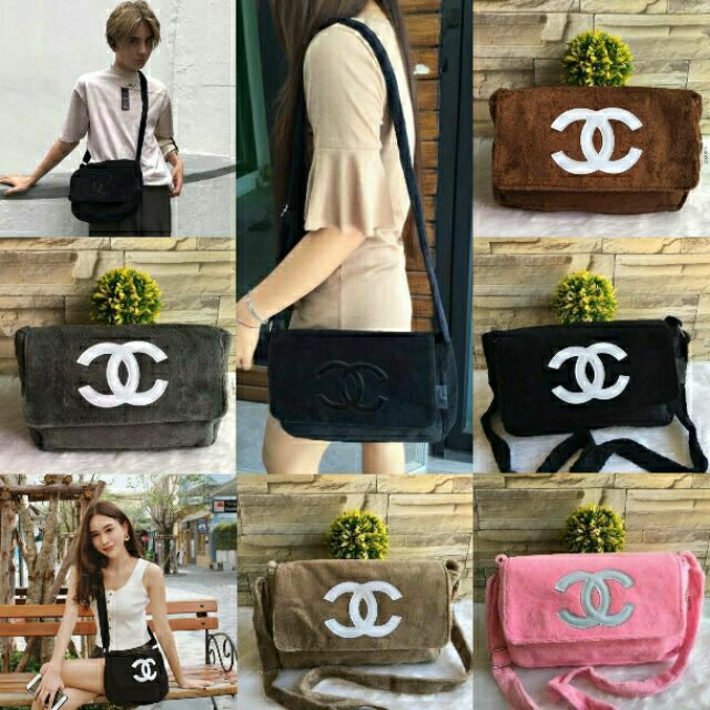 ฮิตที่สุด! Chanel Beaute Crossbody Bag กระเป๋าถือหรือสะพายพรีเมี่ยมของเเท้จาก Chanel Cosmetic Counter VIP Gift
