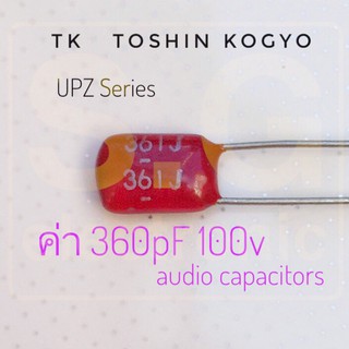 ((ชุด10ชิ้น)) C 360pF 100V TK audio capacitors Japan