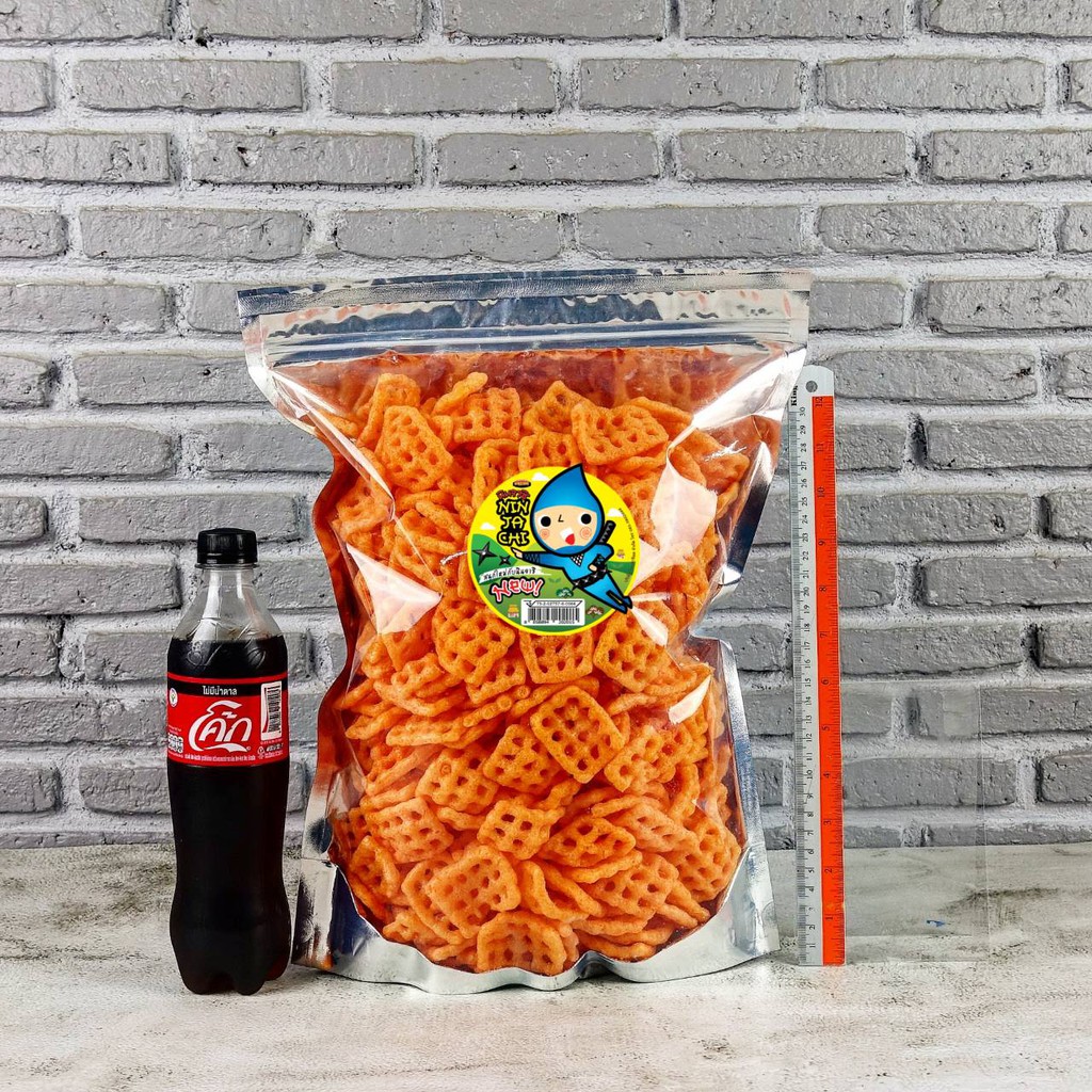 ข้าวเกรียบตาข่ายหลายรส  300 กรัม ตรา ฮาจิมะ นินจาชิ