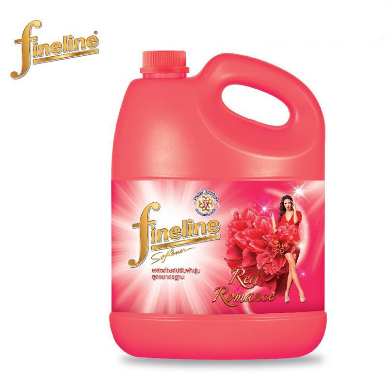 Fineline ไฟน์ไลน์ น้ำยาปรับผ้านุ่ม กลิ่น Red Romance(สีแดง) ขนาด 3500 มล. (8851989030777)
