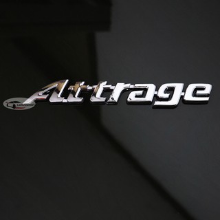 โลโก้ Attrage ขนาด 2.5 x 18.2 cm. ติดท้าย สำหรับ MITSUBISHI ATTRAGE