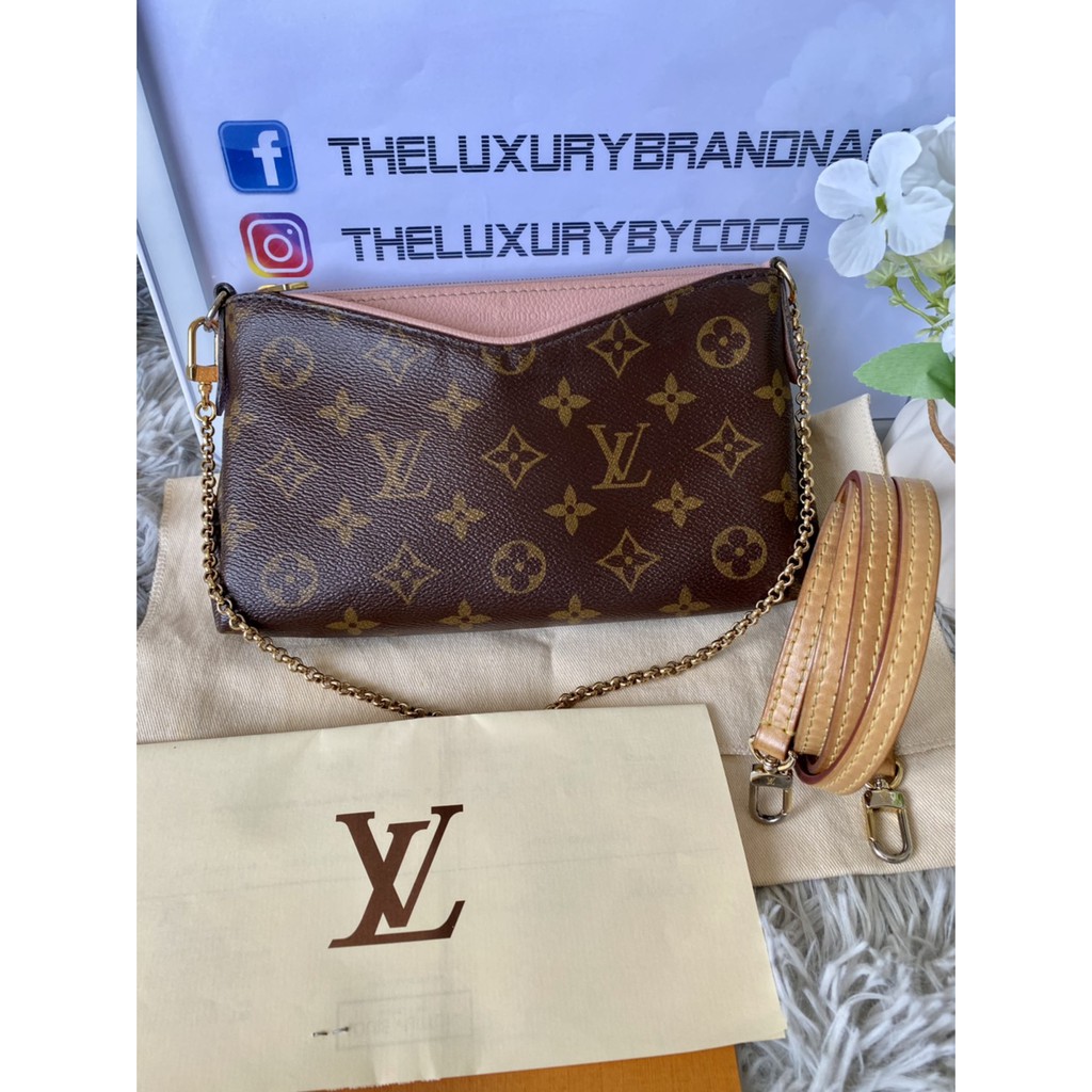 Louis Vuitton Pallas Clutch in Monogram Rose Poudre - SOLD