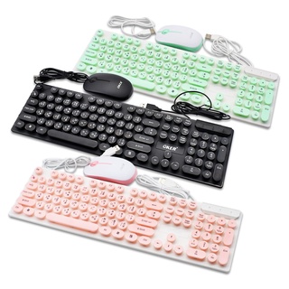 OKER USB KEYBOARD WIRE OPTICS SUIT KEYBOARD &amp; MOUSE KM-4018