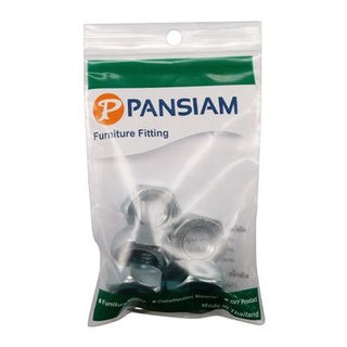 น๊อตตัวเมีย-PAN-SIAM-ขนาด-3|4-นิ้ว-(แพ็ค-5-ตัว)-สีซิงค์ขาว Female nut-PAN-SIAM-size-3|4-inch-(pack-5-pieces)-white zinc