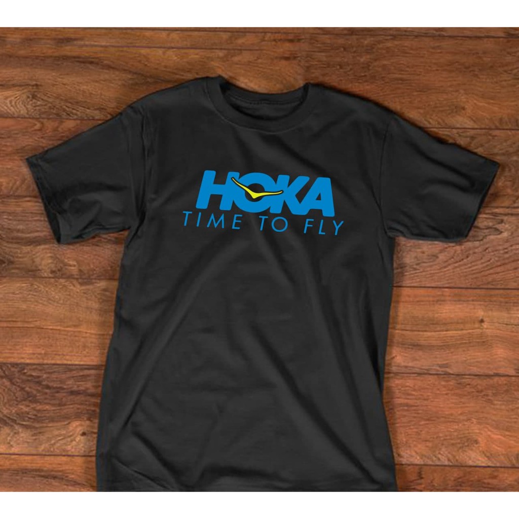 Hoka Time To Fly Hiking and Trail Running Drifit Shirt Hoka