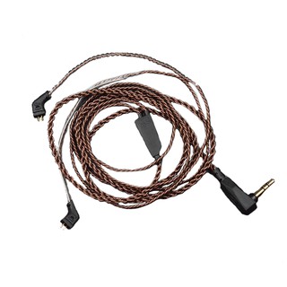 KZ Copper สาย OFC ถัก ขั้ว 2 pin สำหรับหูฟัง KZ
