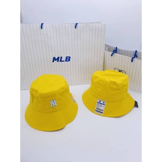 หมวก mlb สีเหลืองของแท้💯 จากเกาหลี