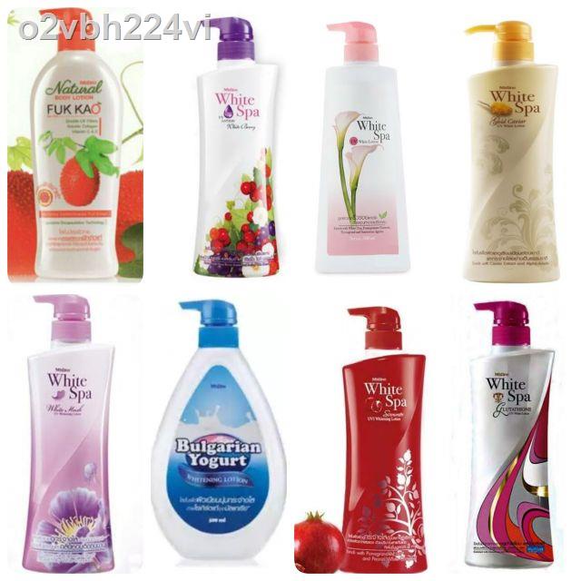 ✗✳▥โลชั่นมิสทีน หัวปั๊ม Mistine white spa /bulgarian yogurt/Fuk kao 200ml/400 ml/500 ml