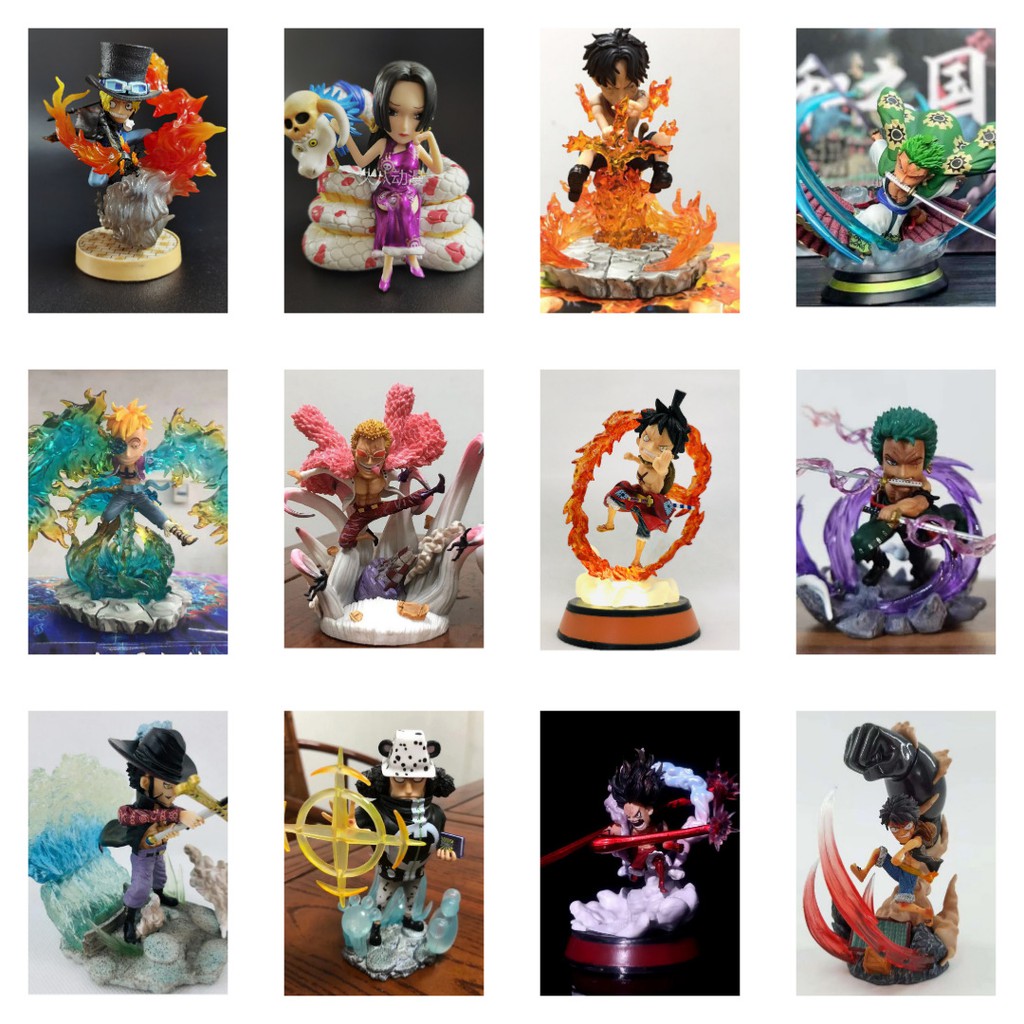 One piece figure model luffy cute scene โมเดล วันพีช ฟิกเกอร์ โมเดลวันพีช ลูฟี่ โซโล ซาโป 🇨🇳
