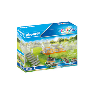 Playmobil 70348 Zoo Viewing Platform Extension แอ็คชั่นฟิกเกอร์ สวนสัตว์ ส่วนเสริมสะพานชมสัตว์