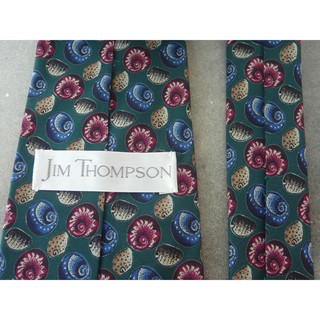 เน็คไท Jim Thompson แท้ สีเขียว ของใหม่ สินค้าจากญี่ปุ่น