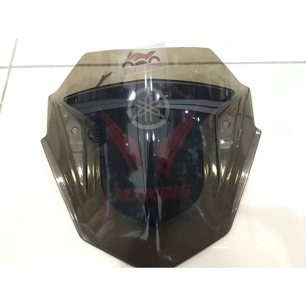 Y15ZR กระจกบังลมพร้อมไฟ LED (หมวกหน้า) ysuku / y15 / y 15 / y150 / y15z