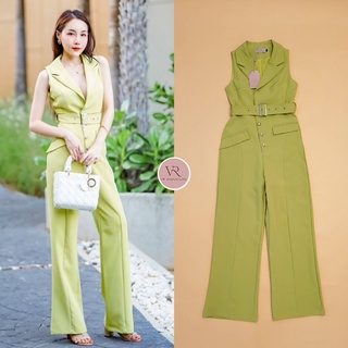 Jumpsuit​ แขนกุด ขายาว คอปก 🌷🧸VR Signature​ by VORA 🧸🌷