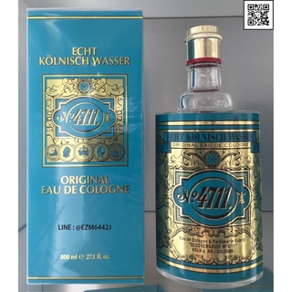 น้ำหอมแท้ ECHT KOLNISCH WASSER NO. 4711 ORIGINAL EAU DE COLOGNE ของใหม่ กล่องขายซีล เหมือนกับห้าง