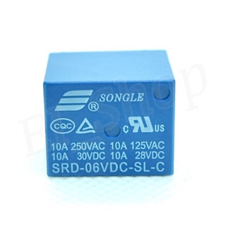 Relay 5V 6V 9V 12V 24V SRD-12VDC-SL-C SONGLE รีเลย์ 5ขา