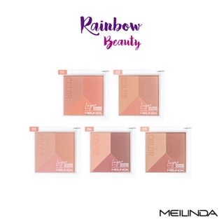 ใหม่!!(MC5081)Meilinda Layer Coloring Blusher บรัชออนเนื้อนุ่มละมุน ให้สีธรรมชาติเบลนง่าย