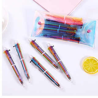 Multi-color Ballpoint Pen Retractable Marker Pens for Student Office Supply Stationery