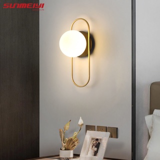 Sunmeiyi โคมไฟติดผนัง LED G9 สําหรับห้องนอน ห้องนั่งเล่น