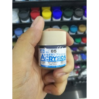 สีสูตรน้ำ Mr.Acrysion Color N85 SAIL COLOR - Sailing Ship (Flat) 10ml