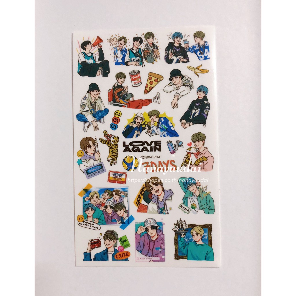 สติ๊กเกอร์แฟนอาร์ต NCT DREAM FANART STICKER