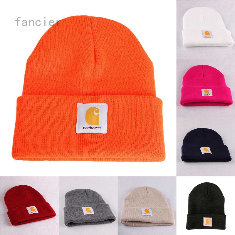 Carhartt หมวกบีนนี่ถัก อะคริลิค ให้ความอบอุ่น แฟชั่นฤดูหนาว สําหรับผู้ชายและผู้หญิง