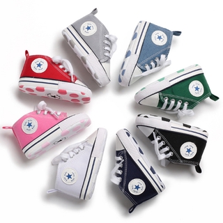 0-2 Years Newborn Baby Canvas Soft Sports Shoes（9 Colors）