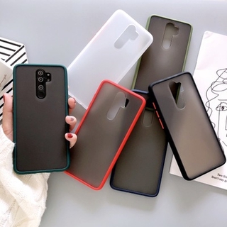 เคสโทรศัพท์ เคส Poco X3 NFC Xiaomi Mi 10T 9T Pro Lite 9T เคสซิลิโคน TPU โปร่งแสง กันกระแทก ผิวด้าน แต่งขอบสี