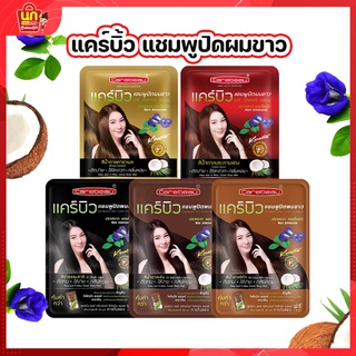 พร้อมส่ง แชมพูปิดผมขาว สีย้อมผม แชมพูย้อมผม 6สี แคร์บิว Carebeau 30ml แชมพูเปลี่ยนสีผม เปลี่ยนสีผม น้ำยาเปลี่ยนสีผม