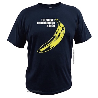 เสื้อยืดผ้าฝ้าย เสื้อยืด ผ้ากํามะหยี่ พิมพ์ลายอัลบั้ม The Velvet Underground Nico สําหรับผู้ชาย