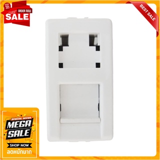 เต้ารับคอมพิวเตอร์ BTICINO SAM5979C5E สีขาว เต้ารับสายไฟ COMPUTER SOCKET BTICINO SAM5979C5E WHITE