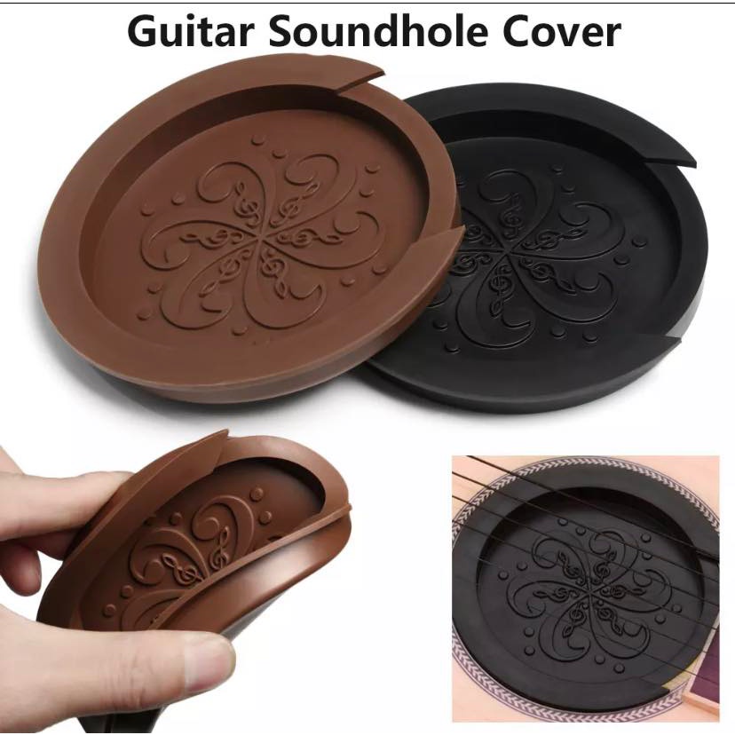 📸 ซาวด์โฮล ฝาปิดสำหรับกีตาร์โปร่ง Soundhole ลายดอกไม้ ทำให้เสียงสมูทขึ้น มี2ขนาด ลดอาการหอนได้ดี ซาวน์โฮล