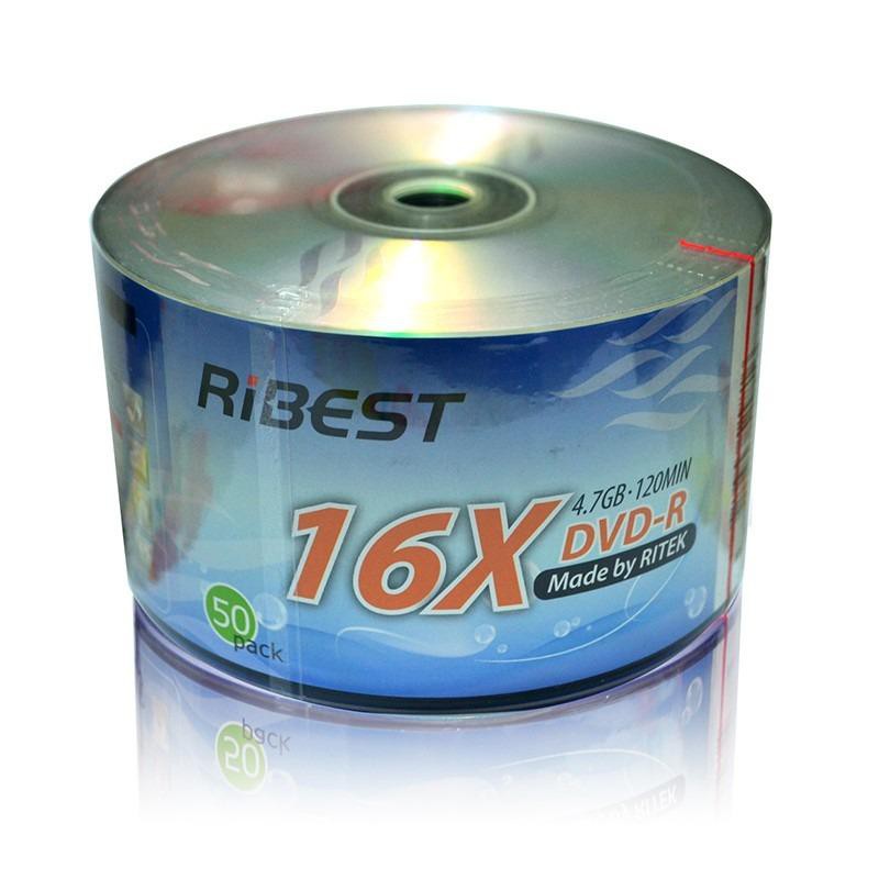 แผ่นดีวีดี DVD-R 'RIBEST (50/Pack) แท้ Advice