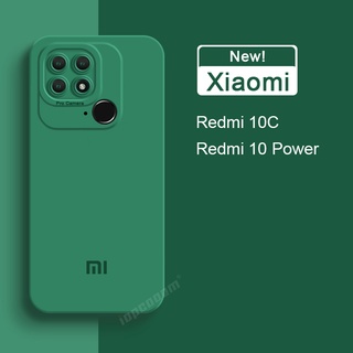 เคสซิลิโคนนิ่ม สีพื้น สําหรับ Xiaomi Redmi 12C 12 11A 10C 10 Pirme 10 Power