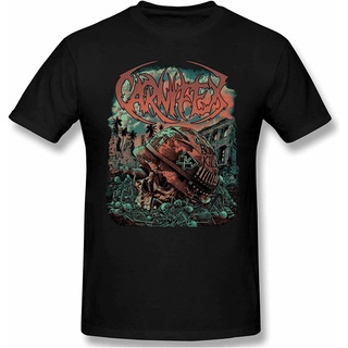 เสื้อยืด ผ้าฝ้าย ลาย Carnifex แฟชั่นฤดูร้อน