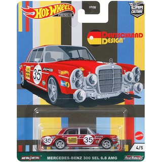 [พร้อมส่ง] รถเหล็ก HOTWHEELS PREMIUM ของแท้ Deutschland Design Mercedes-Benz 300 SEL 6.8 AMG HWP2021_#GRJ73