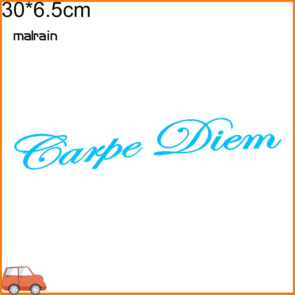 [Ma] Carpe Diem Letters Design Car Vehicle Front Windshield Stickers Decor