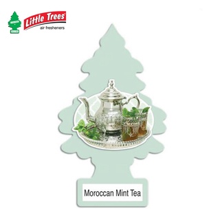 Little Trees แผ่นน้ำหอมปรับอากาศ ลิตเติ้ลทรี กลิ่น Moroccan Mint Tea หอมหรูสไตล์ผู้ดีอังกฤษ (ของแท้)