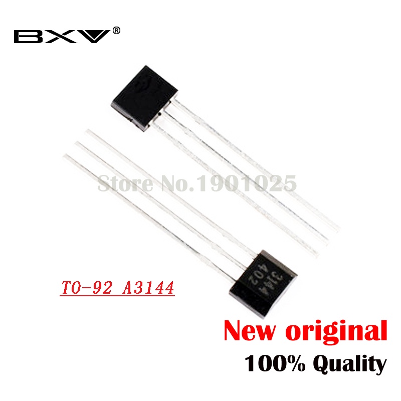 10PCS A3144E OH3144 Y3144 Hall Effect Sensor มอเตอร์ไฟฟ้าแบบไม่มีแปรง TO-92