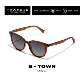 HAWKERS Earth Smoky Black Btown แว่นตากันแดด ป้องกัน Uv400 สําหรับผู้ชาย และผู้หญิง สินค้าอย่างเป็นทางการ ออกแบบในสเปน Hbto21Wbt0