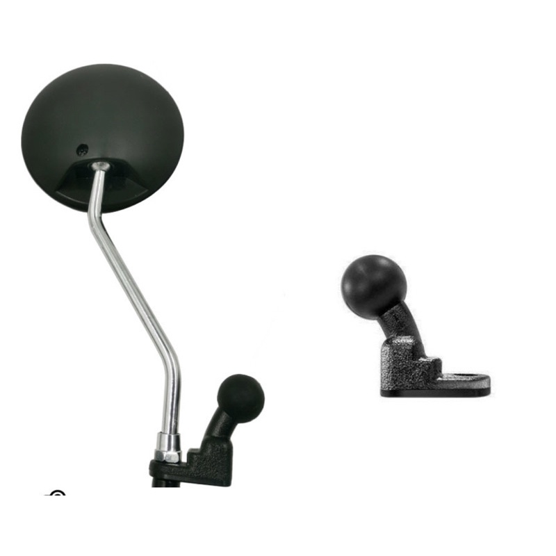 ขาจับแฮนด์ , ขาจับก้านกระจกมองหลัง , ขาใส่ช่องกระจกมองหลัง พร้อมหัวบอล Bracket For Motorcycle With Ball Head