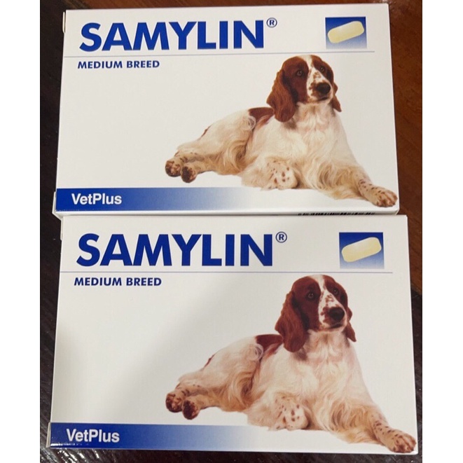 SAMYLIN medium breed วิตามินบำรุงตับ สำหรับพันธุ์กลาง 30 เม็ด