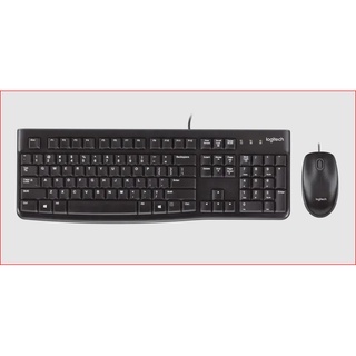 [ประกัน 3 ปี] Logitech MK120 USB Keyboard and Mouse Combo คีย์บอร์ด เมาส์ คีย์บอร์ดพร้อมเมาส์ - HITECHUBON