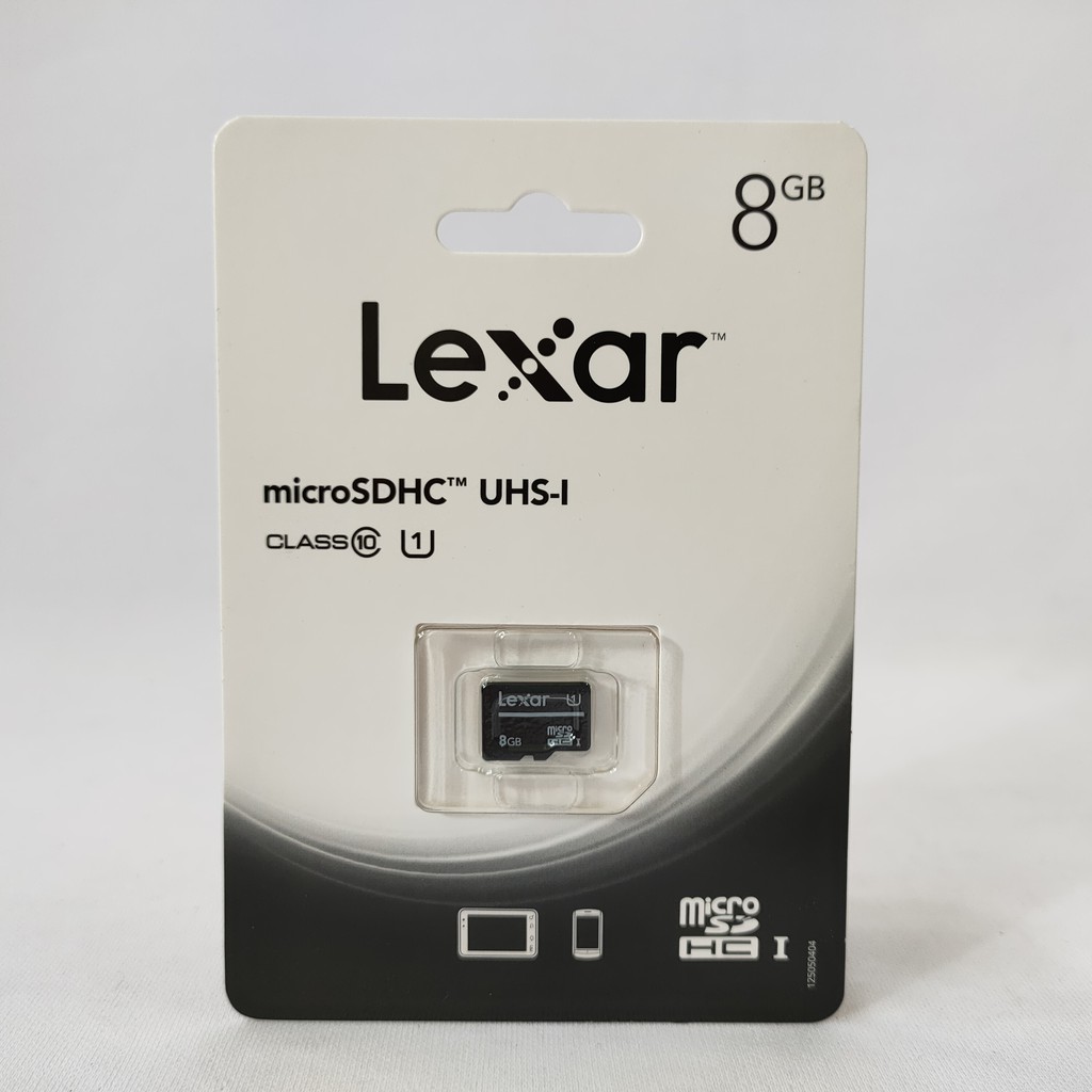 Lexar การ์ดหน่วยความจํา Micro SDHC UHS-1 8GB