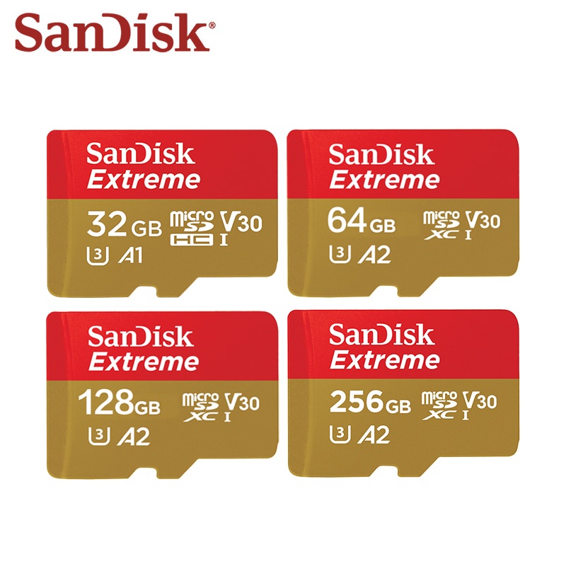Extreme Micro SD Card 256GB 128GB 64GB A2 Memory Card 32GB Original TF Card