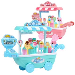 TOY-SELLICEของเล่น ICE CREAM เด็ก ของเล่นเด็ก รถice cream รถไอติม รถขายขนมหวาน รถไอติมเด็ก รถไอติมของเล่นเด็กของขวัญวันเ