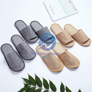 รองเท้าใส่เดินในบ้าน🏠สำหรับใช้แล้วทิ้ง👞แบบเปิดเท้า/หุ้มเท้า …