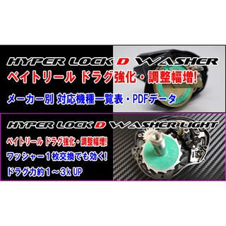 Y`Z CRAFT D WASHER V.2 แผ่นเบรคแต่งรอกตกปลา Daiwa,Shimano,Abu ครบตำแหน่ง (Made in Japan)