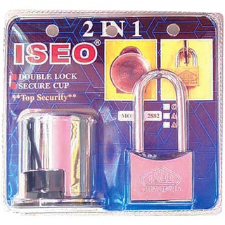 กุญแจ+ฝาครอบ ISON 2882C 50 มม. ISON 2882C SS PADLOCK + SECURITY COVER