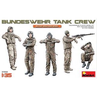 โมเดลฟิกเกอร์ทหาร MiniArt 1/35 MI37032 Bundeswehr Tank Crew